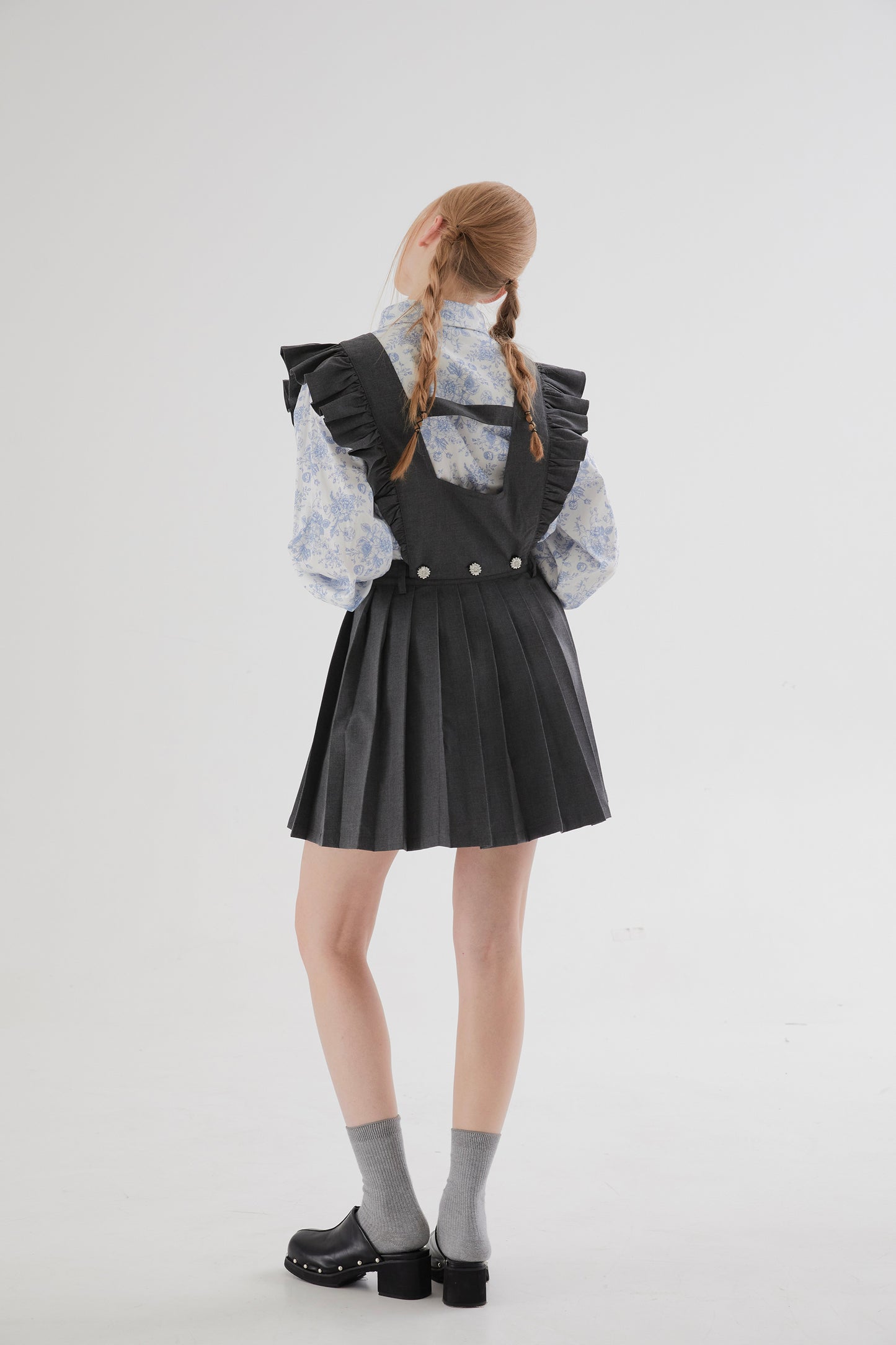 Flying Sleeve 2way Maid Dress