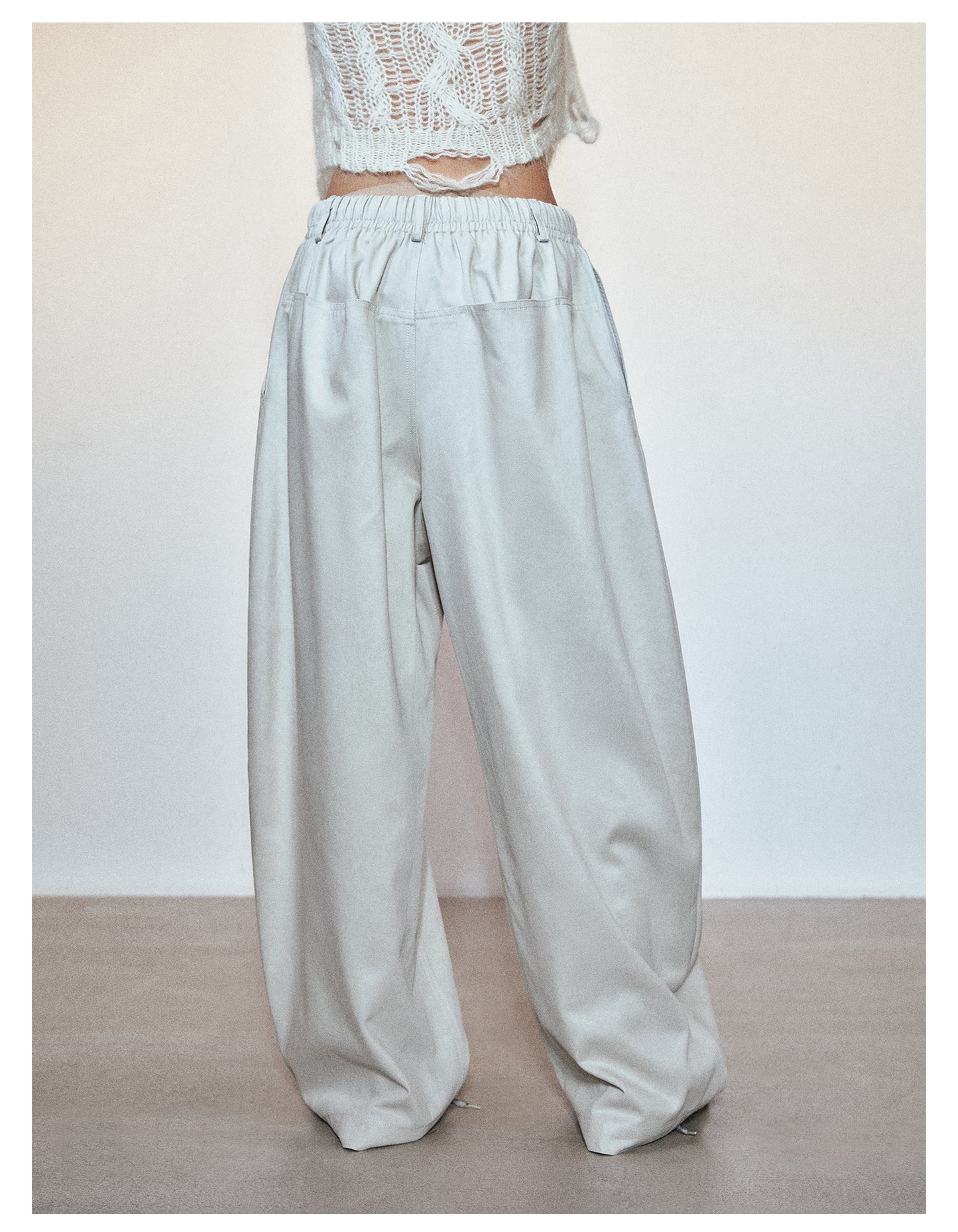 Loose Style Wide Leg Casual Pants