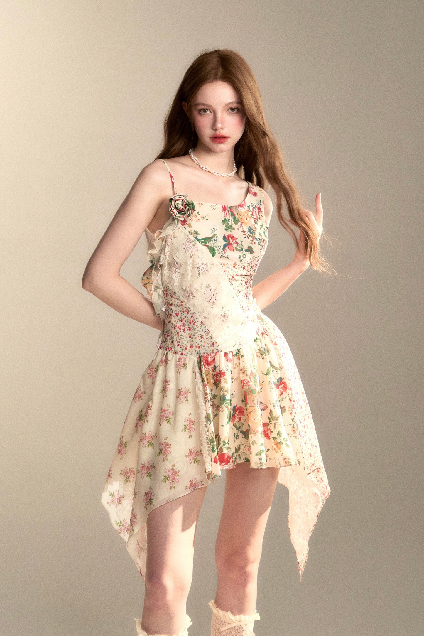 Original Rose Flower Dress