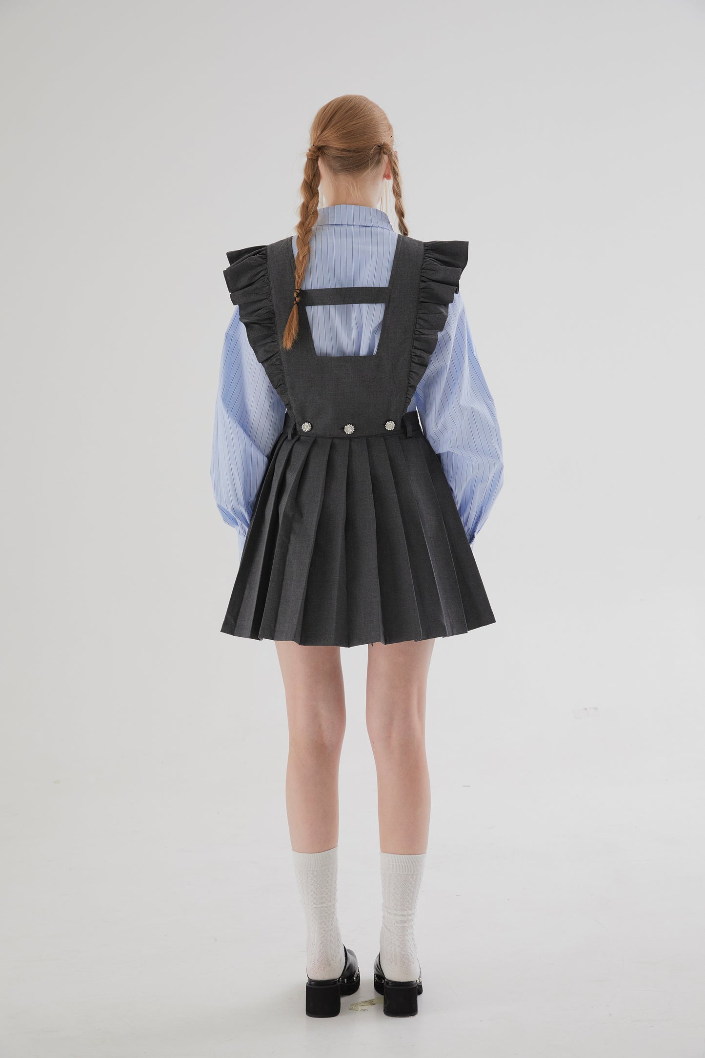 Flying Sleeve 2way Maid Dress