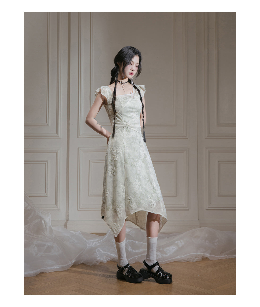 Knit Jacquard Dress