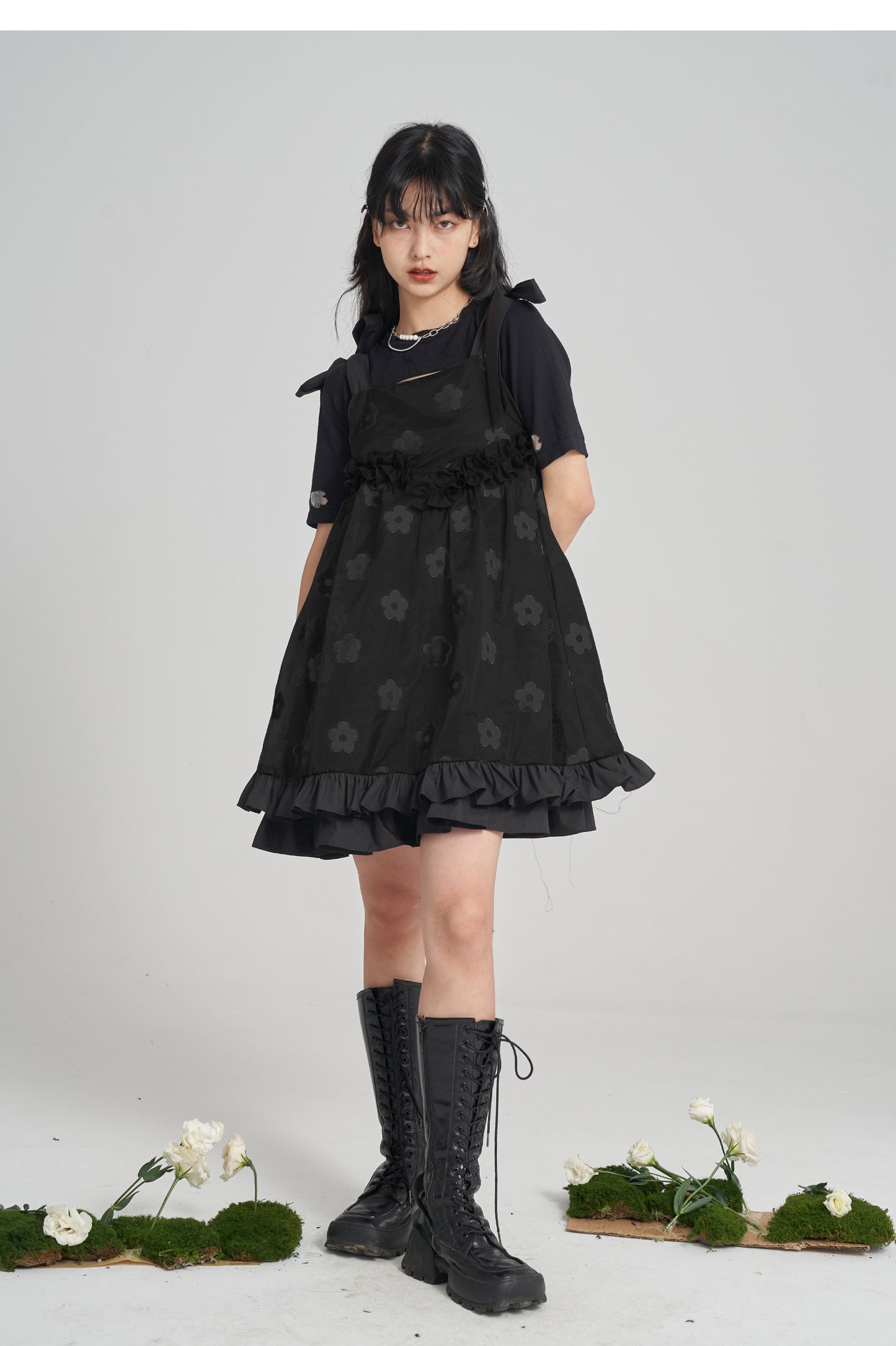 Sweet Design Suspender Dress