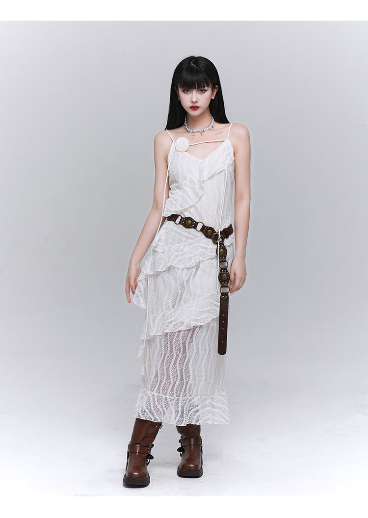 Niche Design Suspender Dress