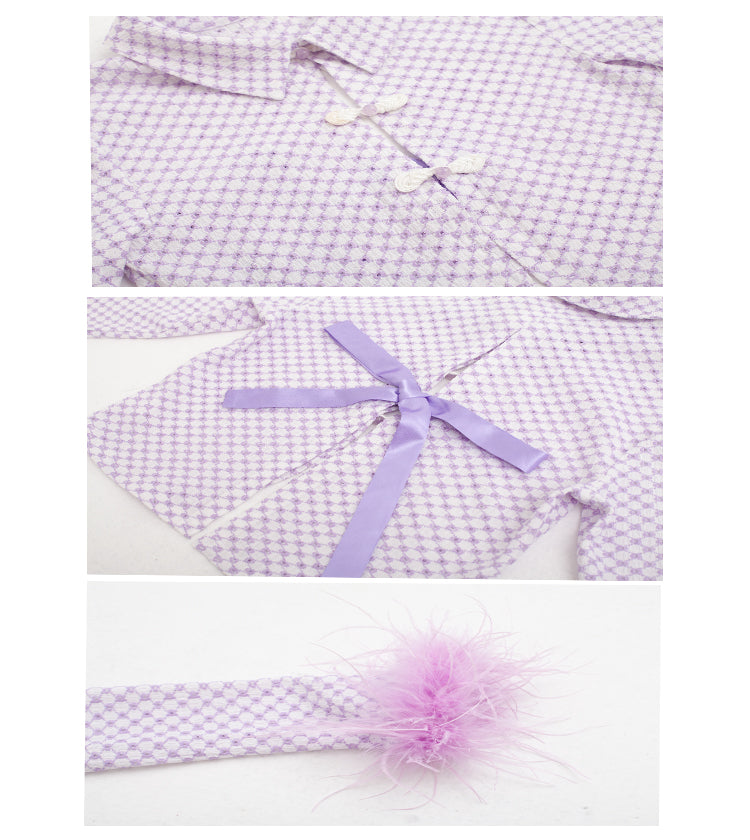 Short length slim fit back ribbon set-up