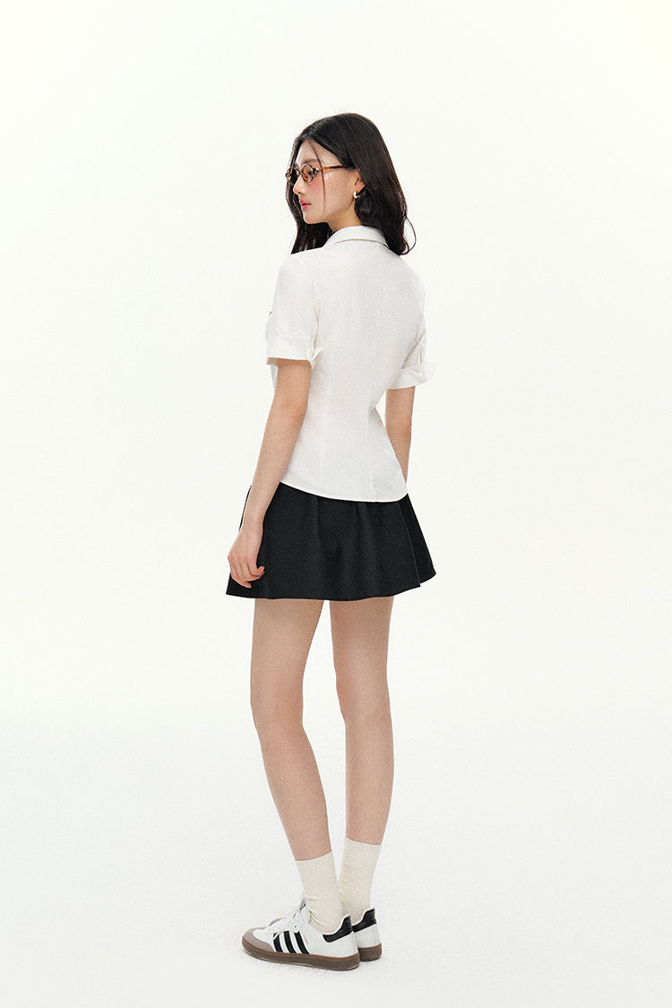 College Style A-Line Skirt