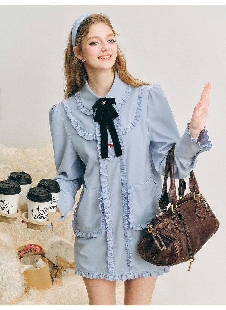 lace shirt dress preppy lace shirt