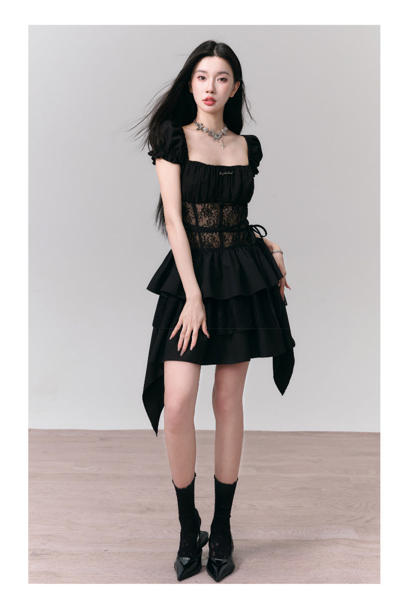 Spicy Lace Hollow Dress