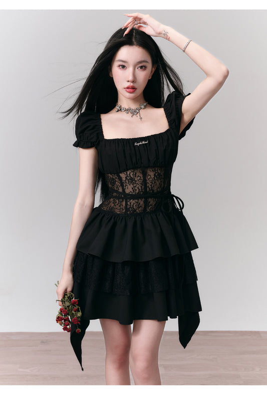 Spicy Lace Hollow Dress