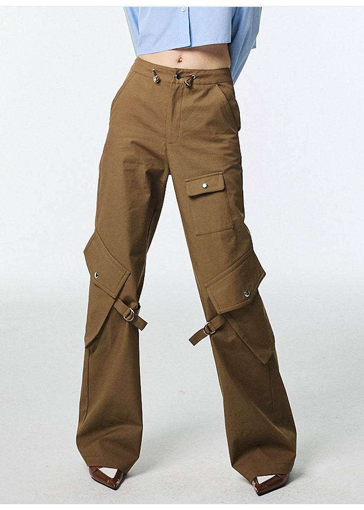 Multi-pocket floor mapping pants