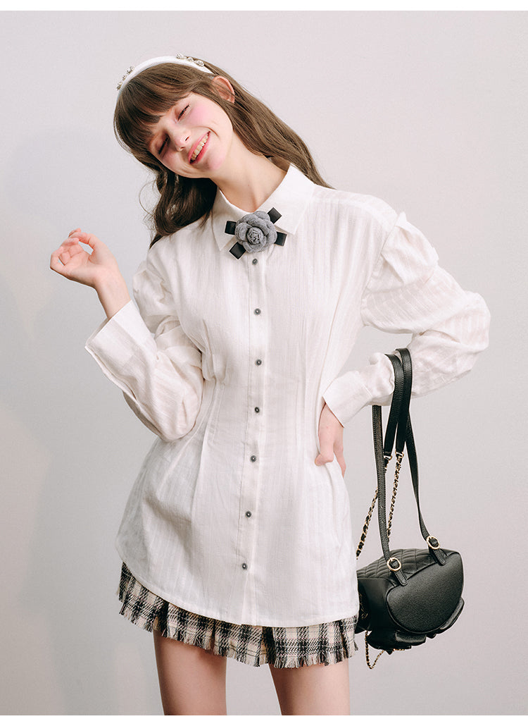 French Chic Rose Shirt