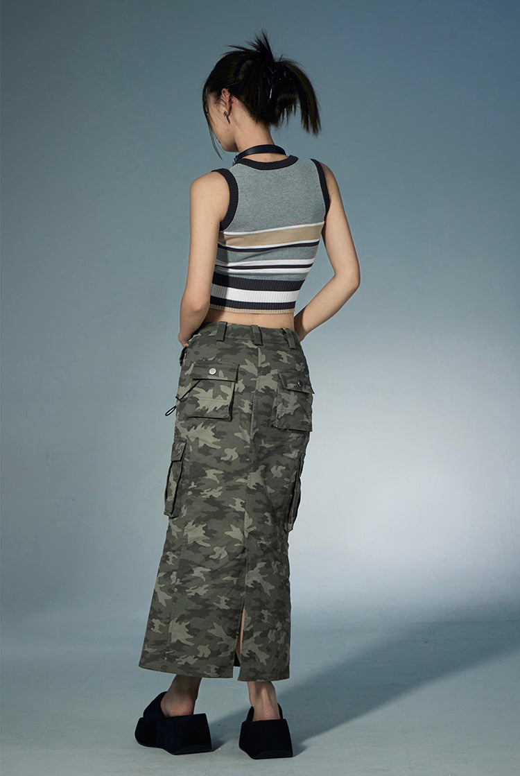 Camouflage Pattern Touring Skirt