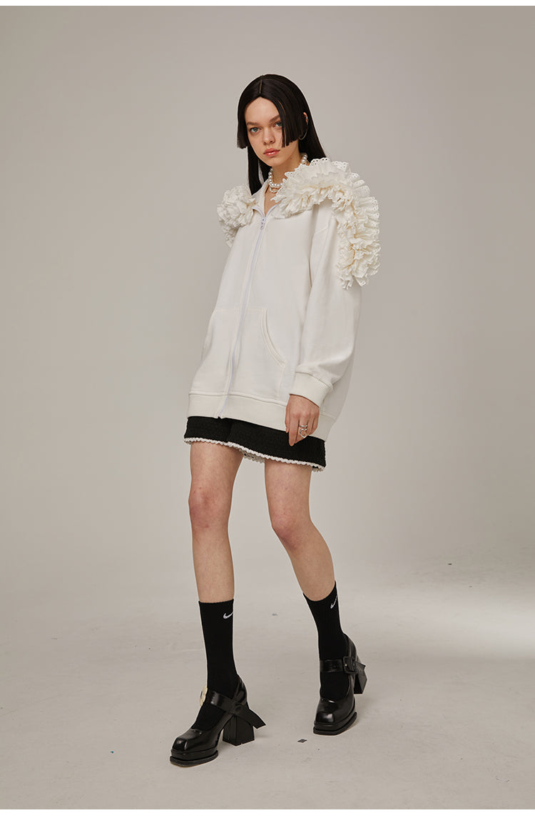 Irregular Design Loose Fit Hoodie