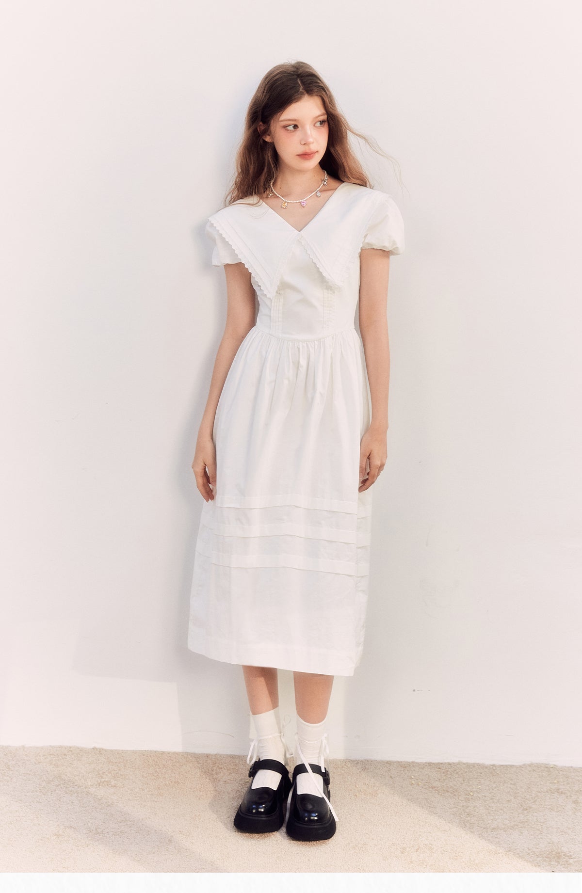 French White Label Waist Dress