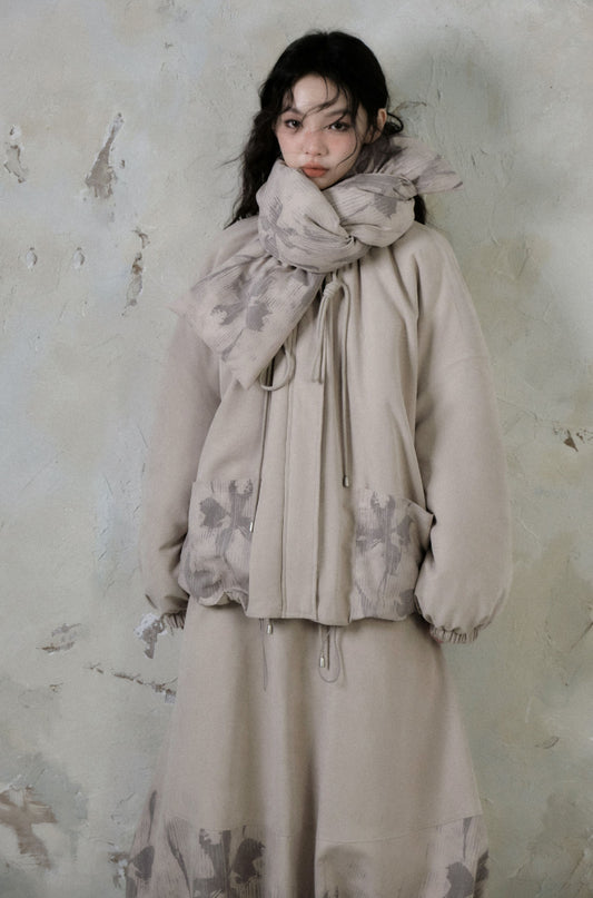 loose warm cotton thickened coat