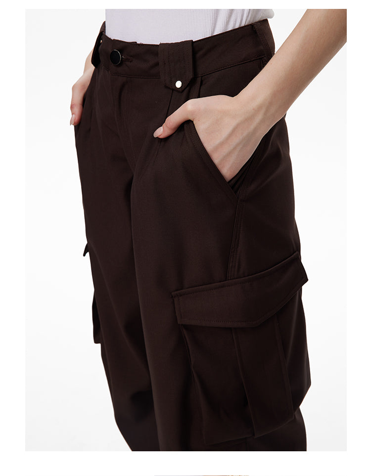 Loose Straight Multi-pocket Casual Cargo Pants