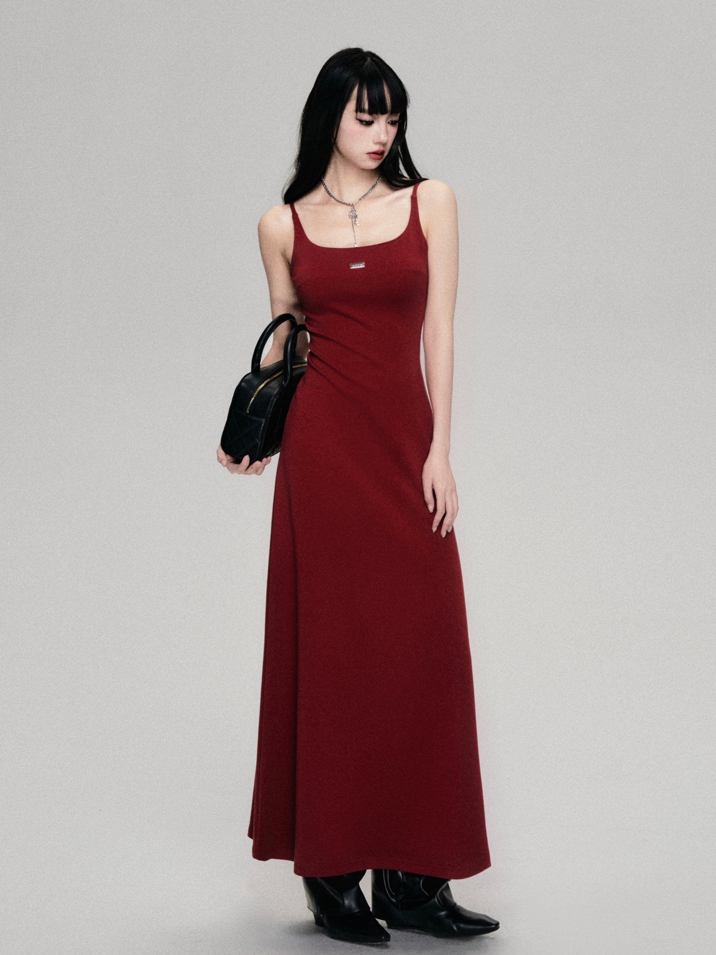 Cool Fragile Red Suspended Dress