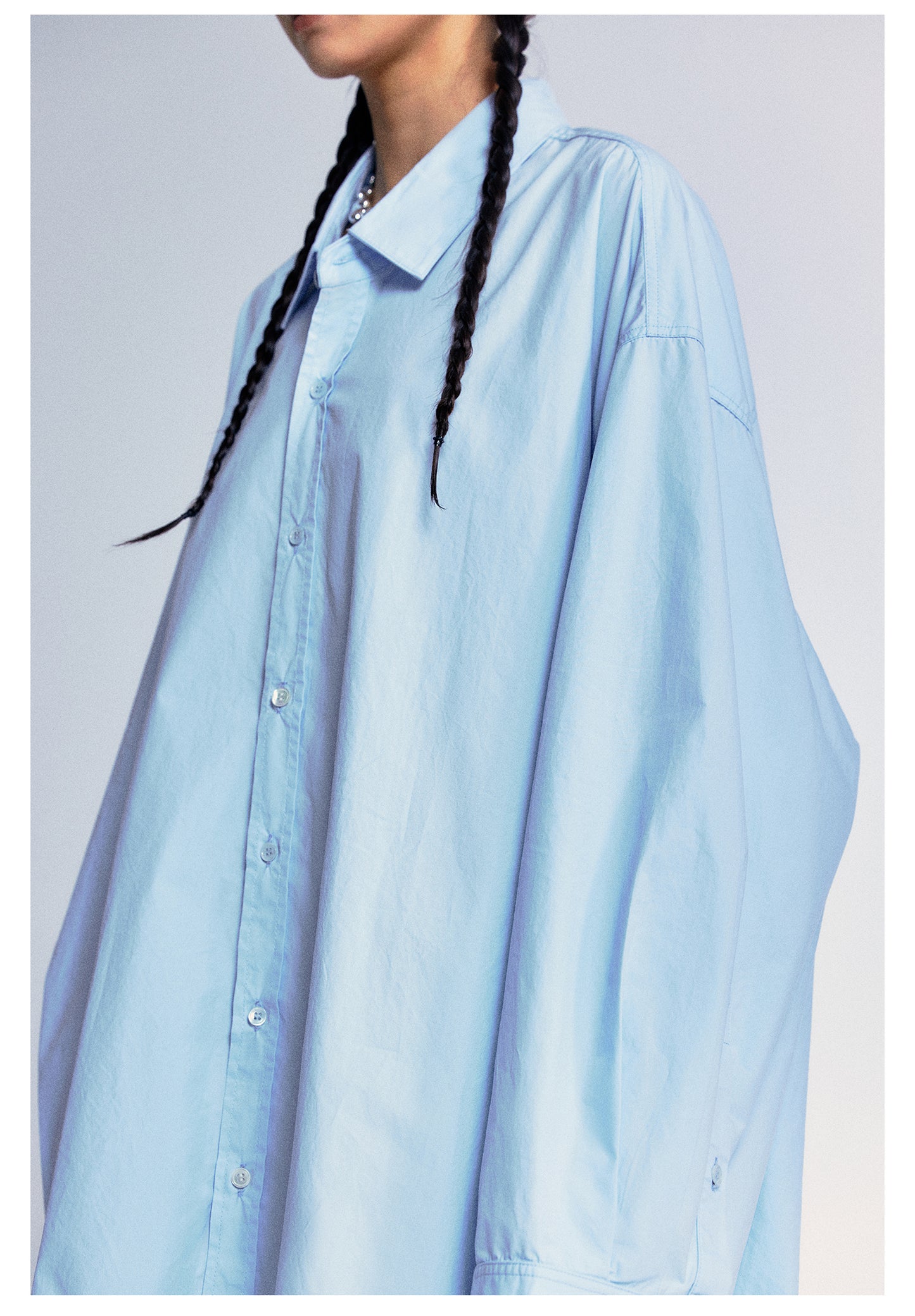 Long sleeve oversized shirt