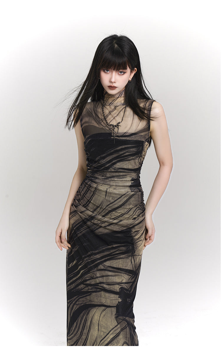 Niche Design Sleeveless Dress