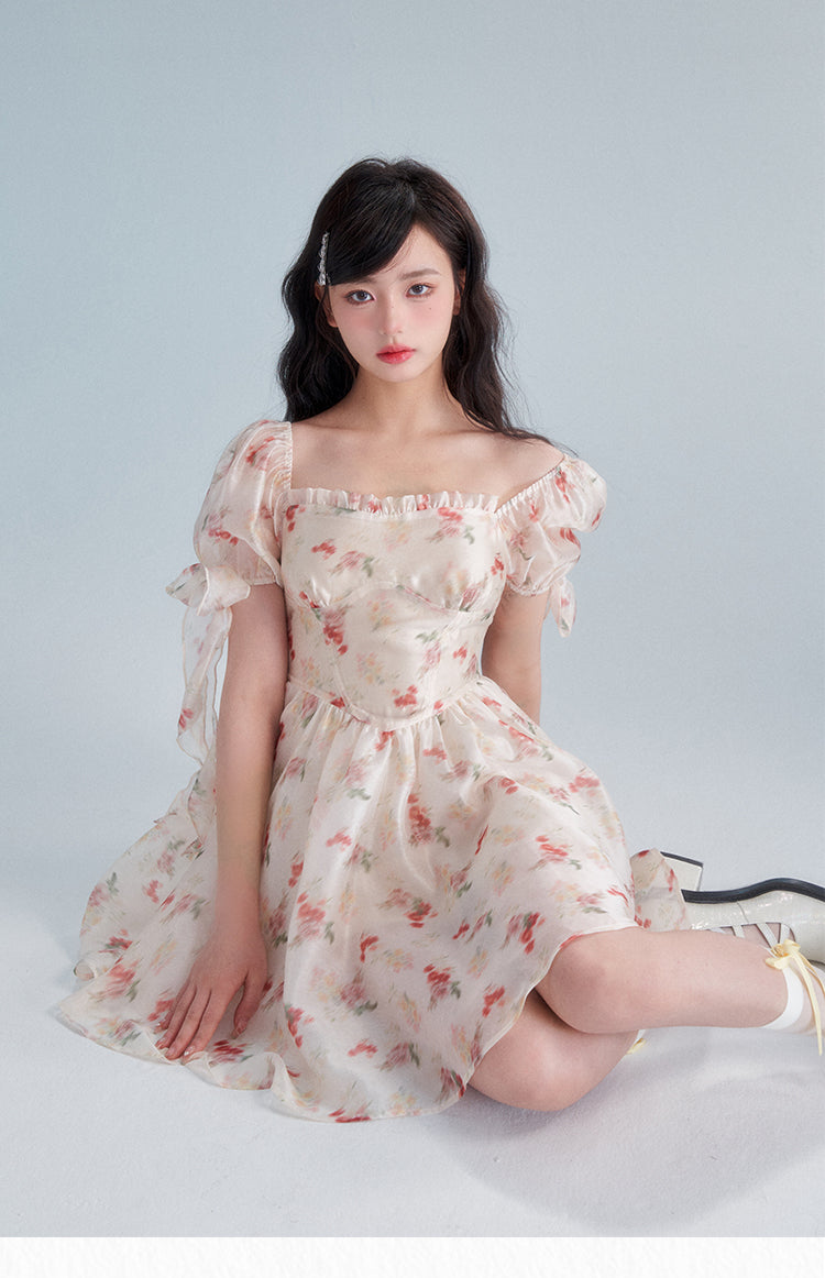 Sweet Cherry Romantic Dress