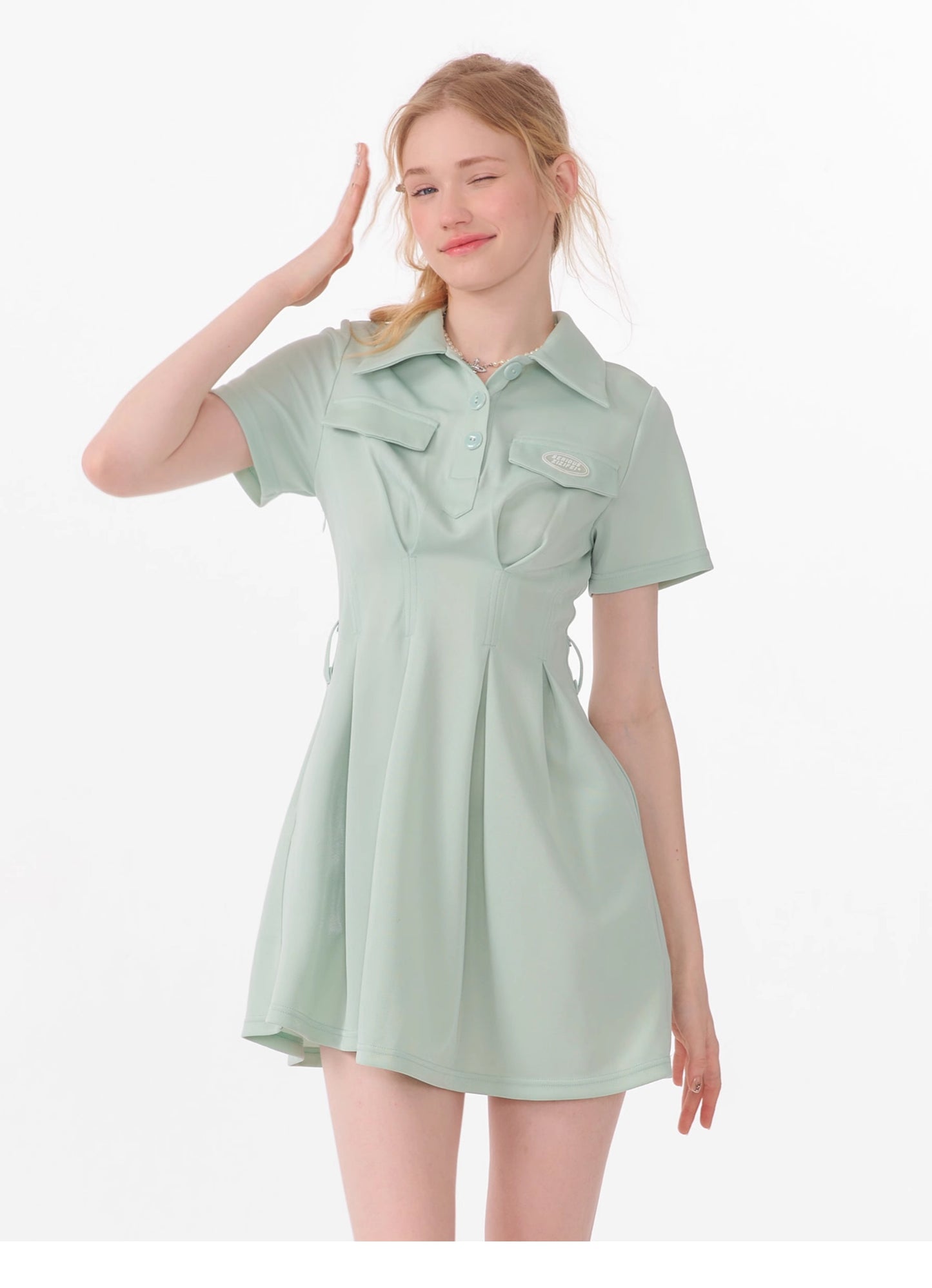 American Retro College Style Dress