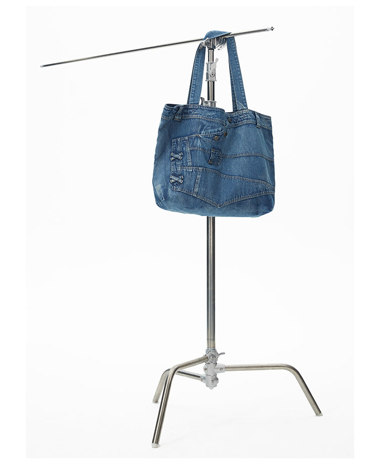 denim shoulder bag