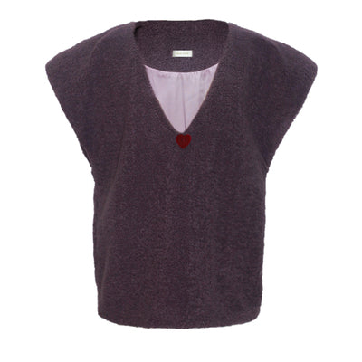 V-Neck Wool Vest