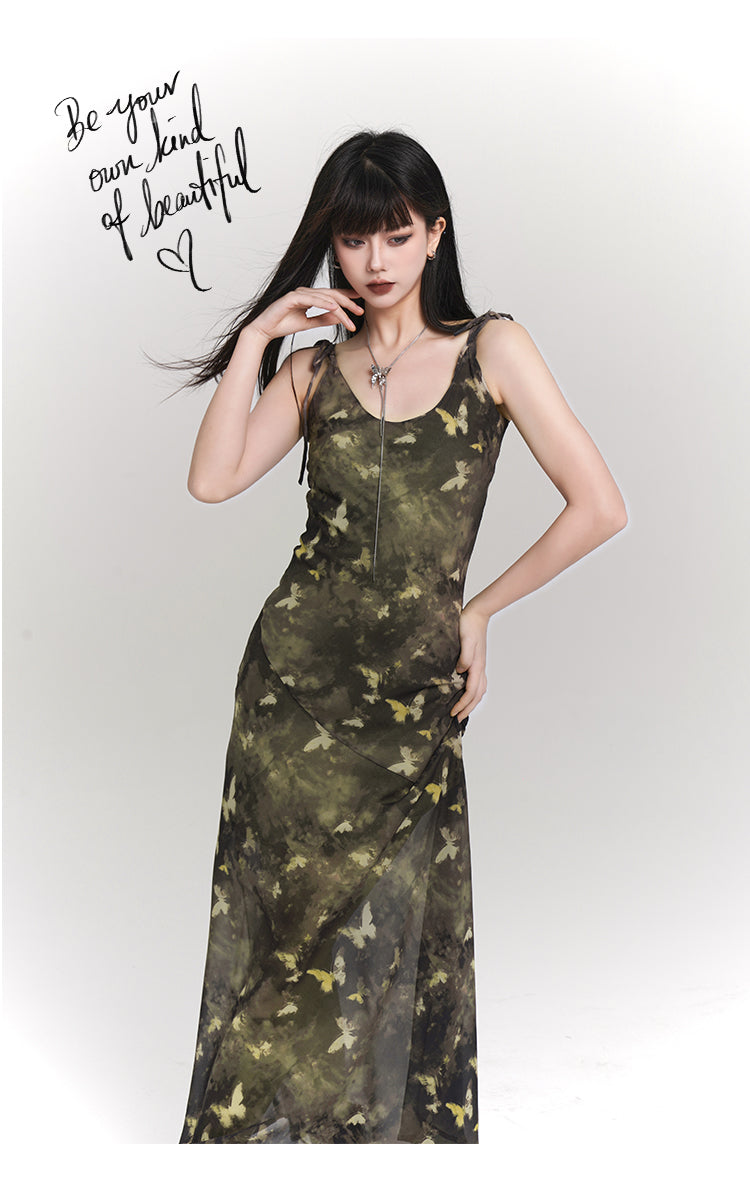 Chinese Style Suspender Dresses