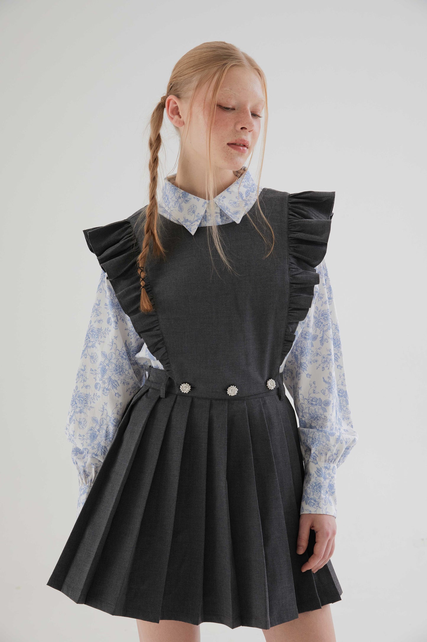 Flying Sleeve 2way Maid Dress