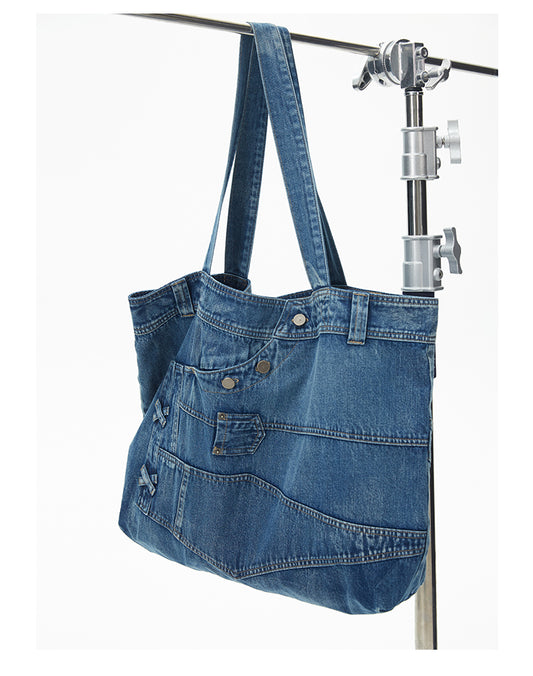 denim shoulder bag