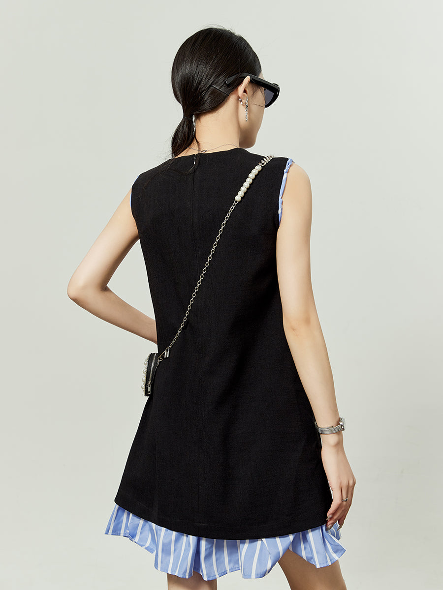 French Sleeveless Dress