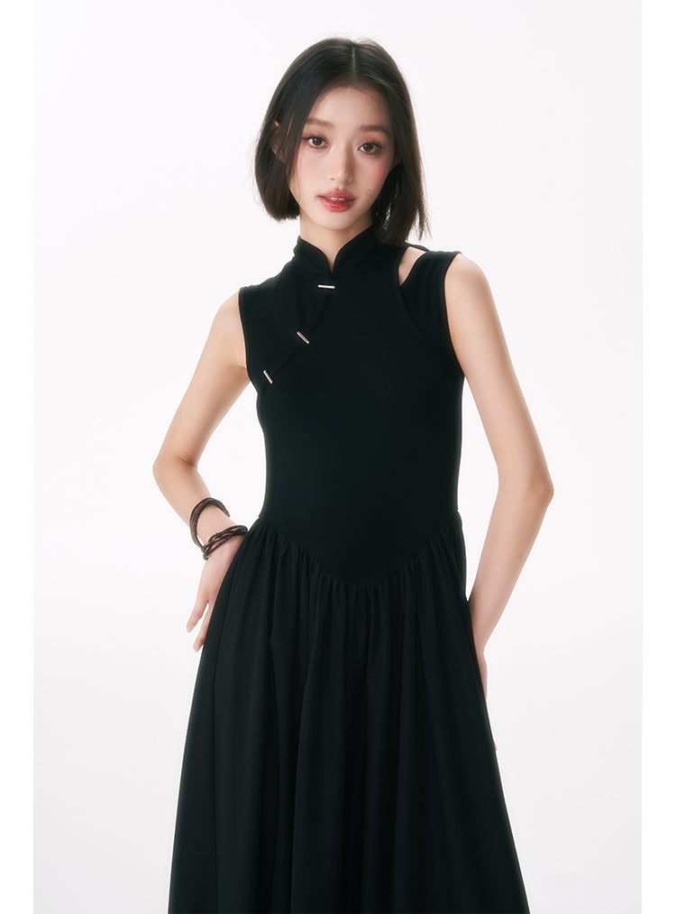 Long Length Sleeveless China formal dress