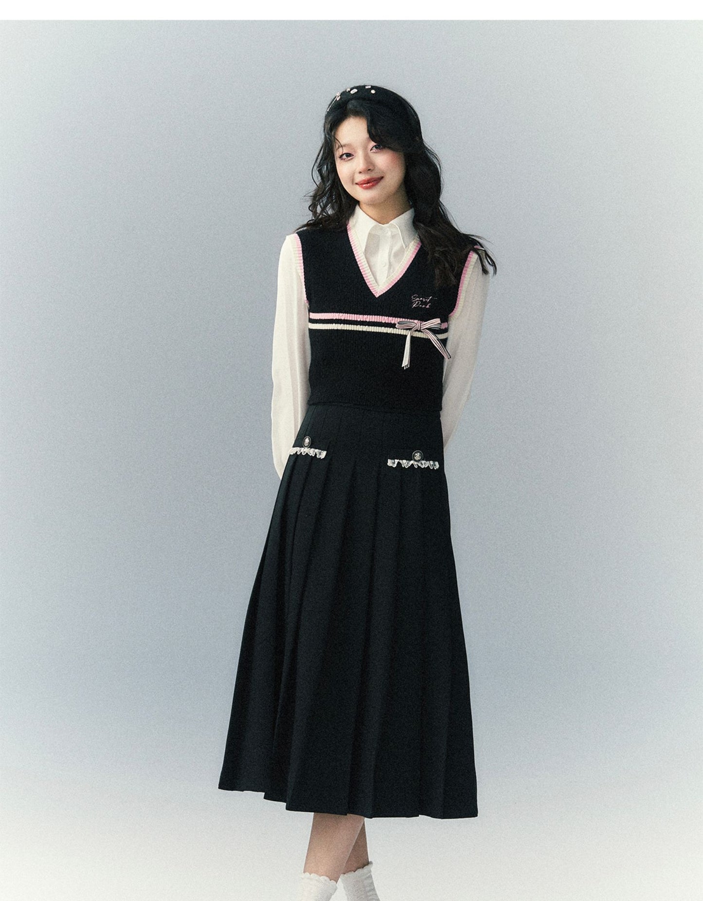 Autumn High Waist Long Skirt