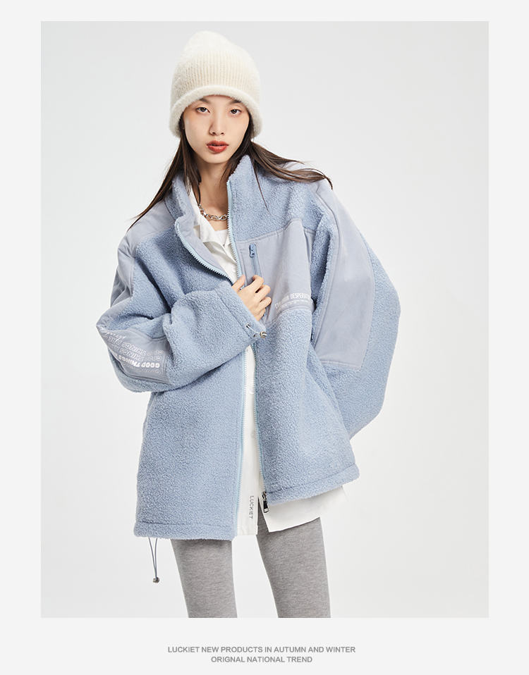 lambswool winter new loose thick jacket