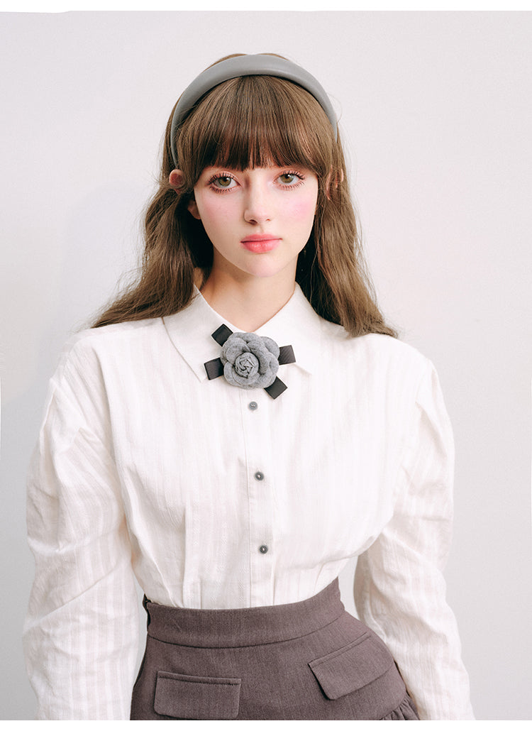 French Chic Rose Shirt