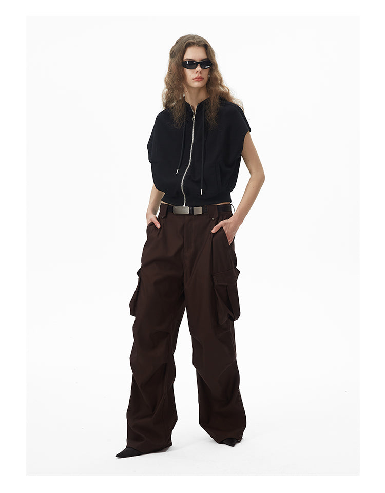 Loose Straight Multi-pocket Casual Cargo Pants