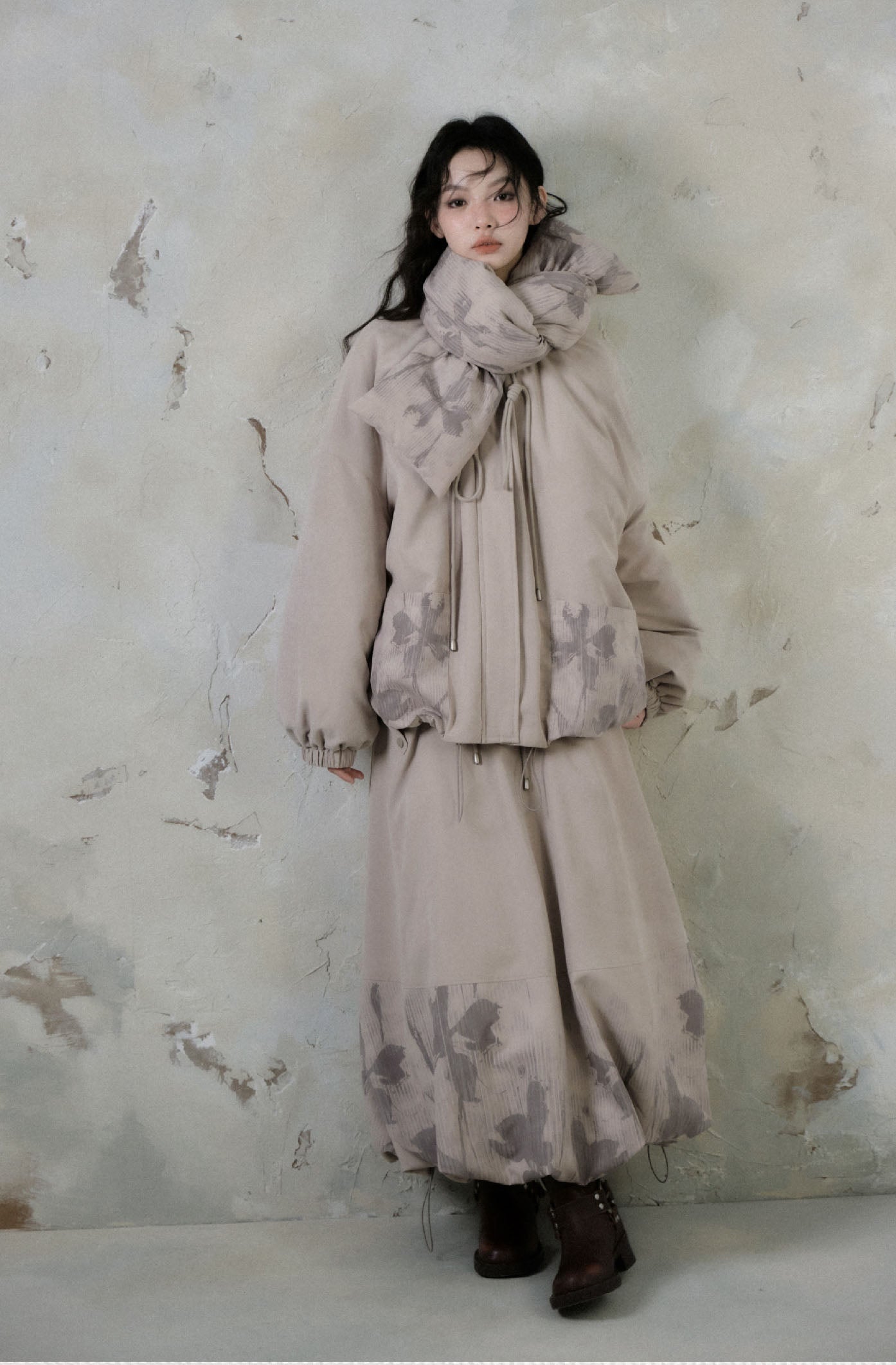 loose warm cotton thickened coat