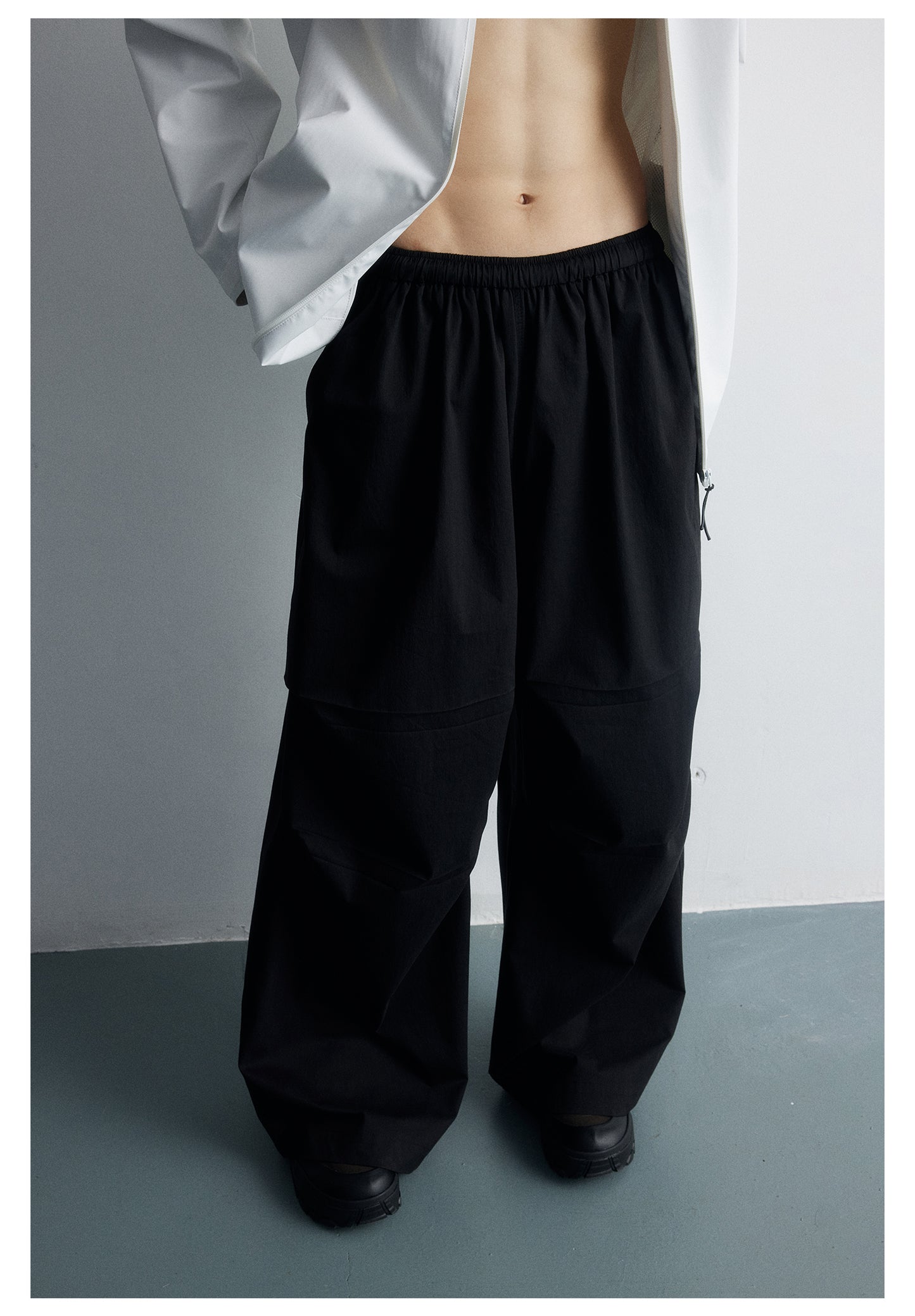 Loose wide parachute casual pants