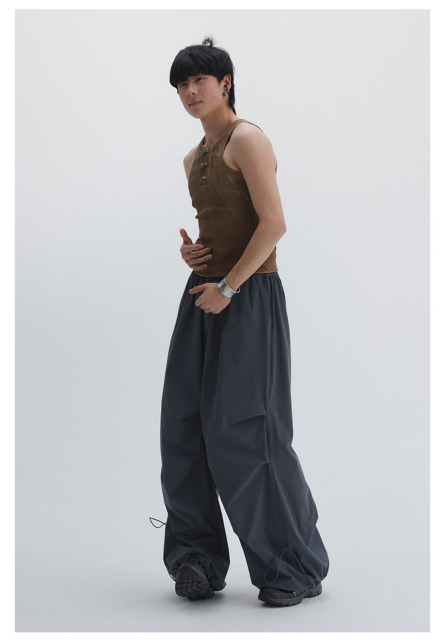 casual waterproof parachute pants