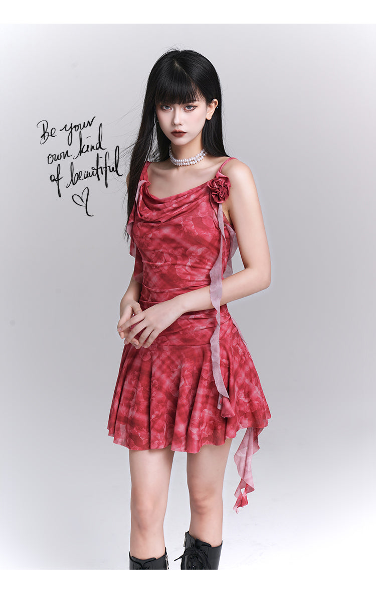 High-end niche suspender dress