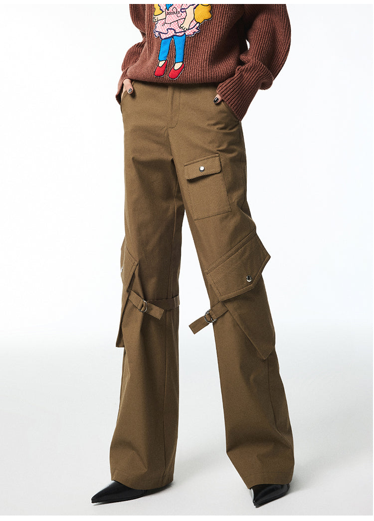 Multi-pocket floor mapping pants