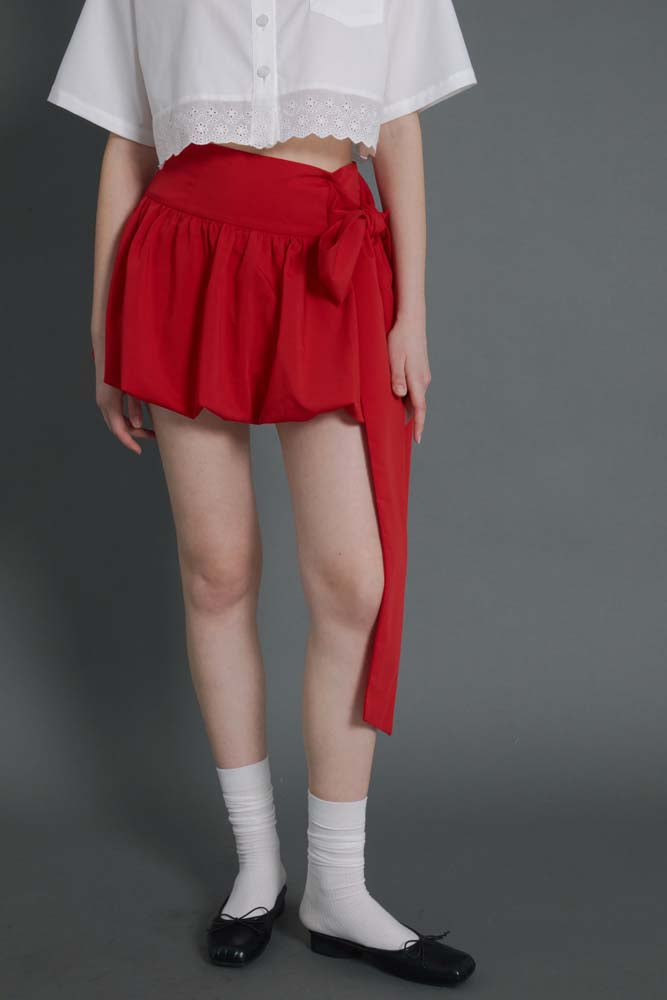 Red flower buds Skirt