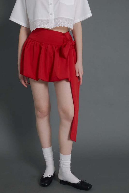 Red flower buds Skirt