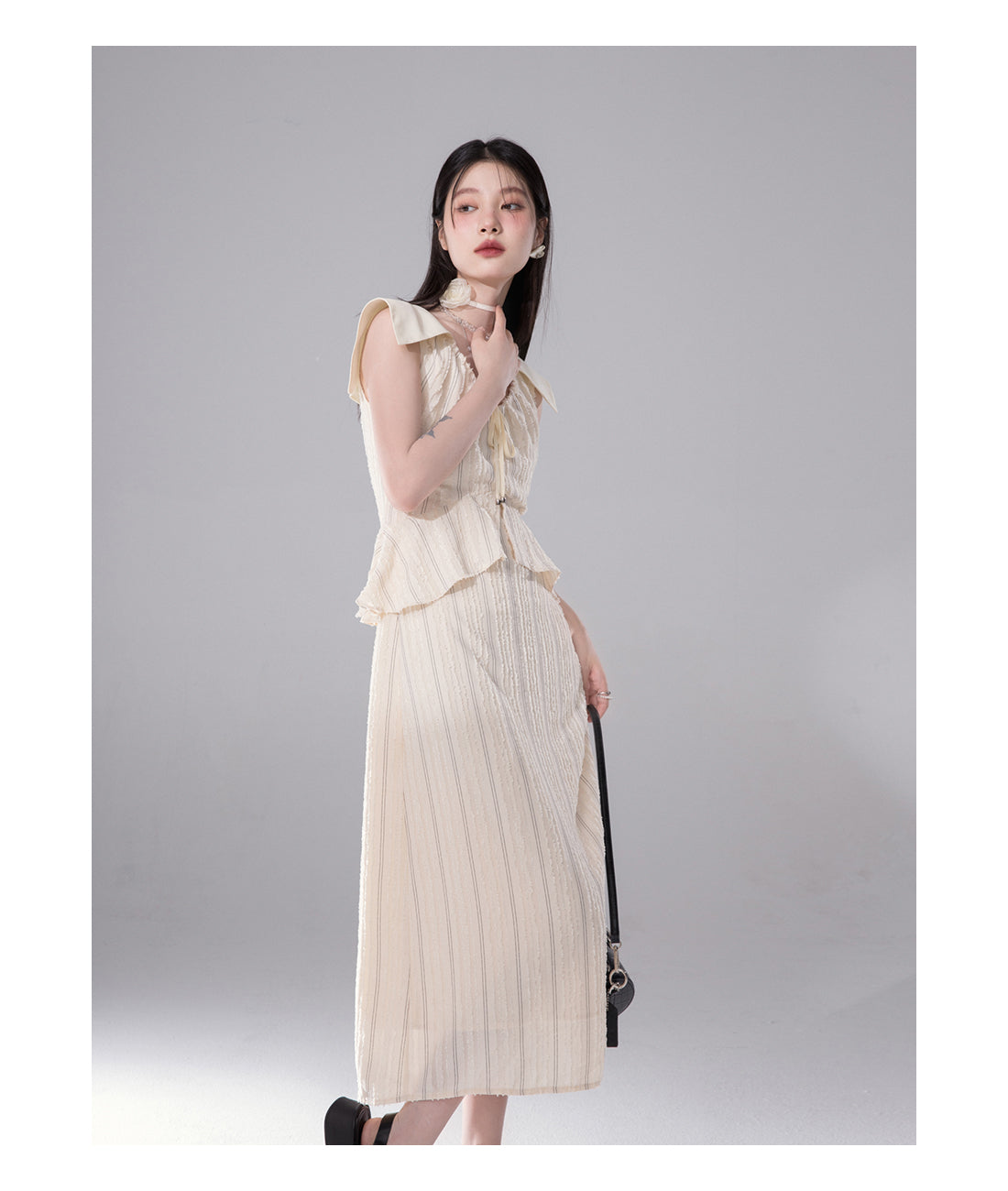 Niche Design Sleeveless Dress