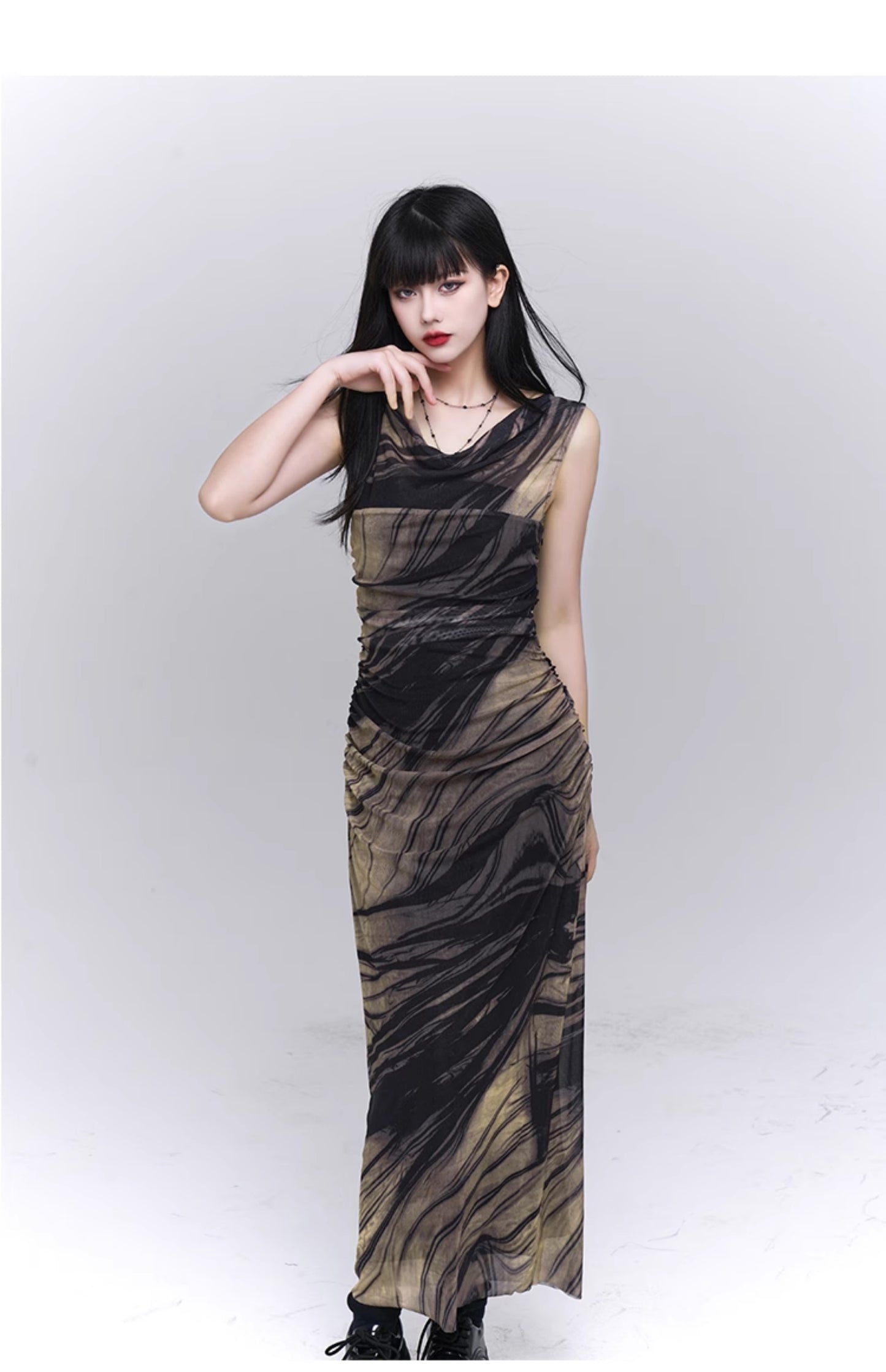 Niche Design Sleeveless Dress