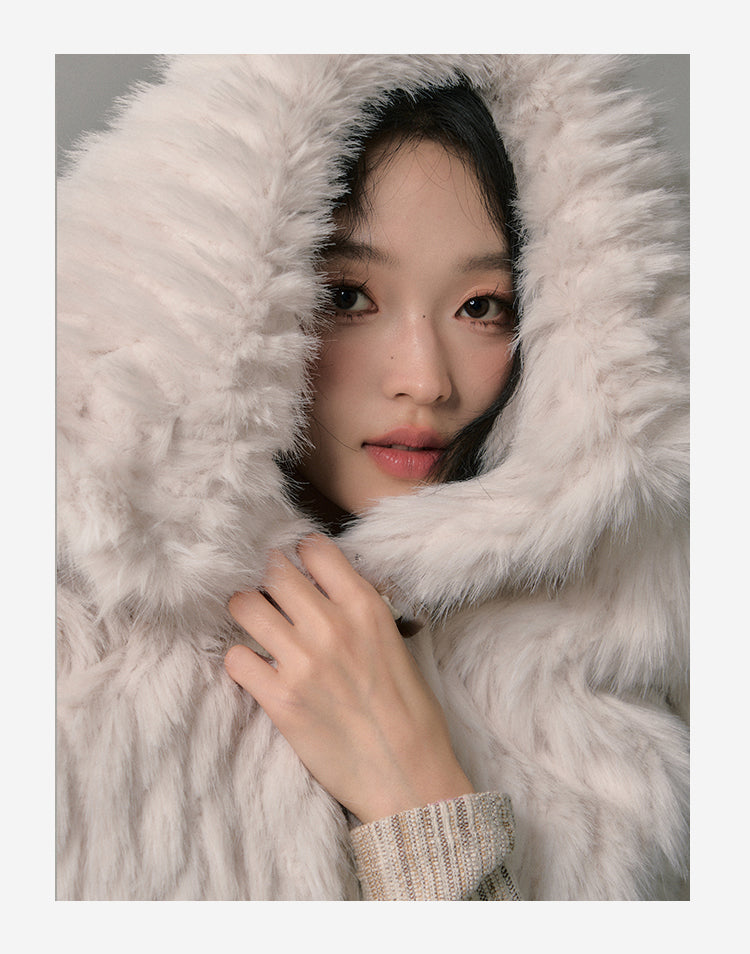 retro high end fur coat