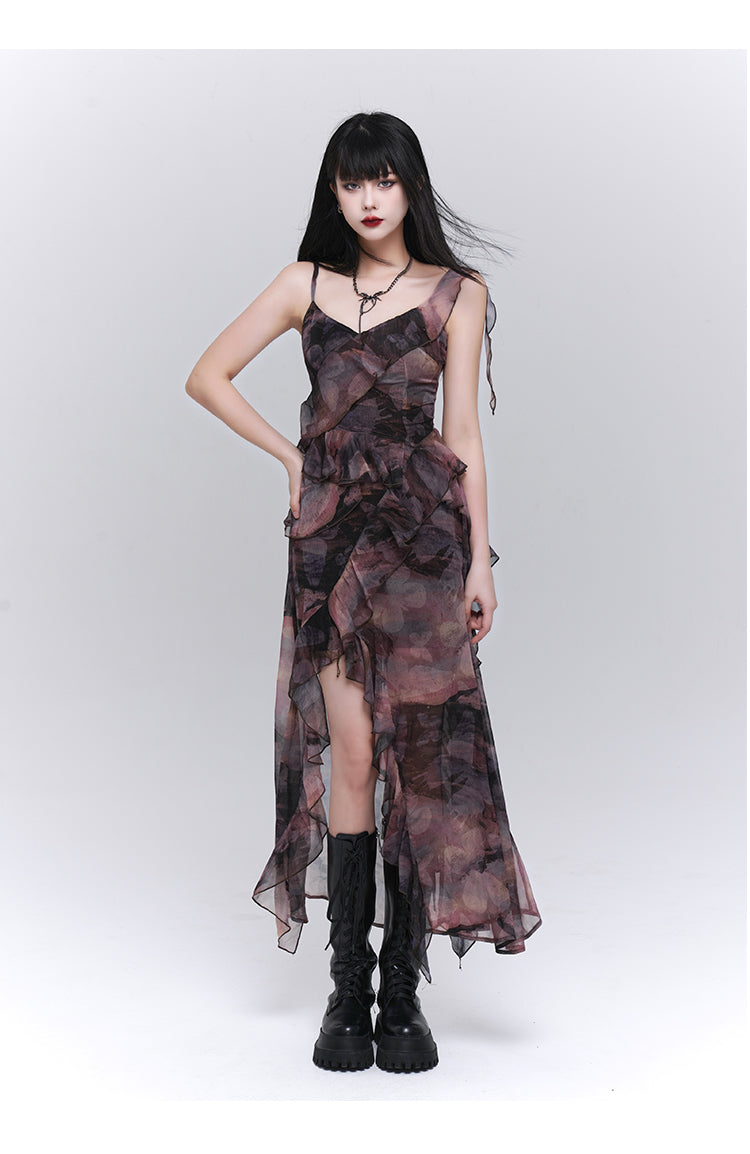 Niche design suspender dress