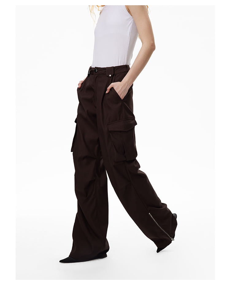 Loose Straight Multi-pocket Casual Cargo Pants