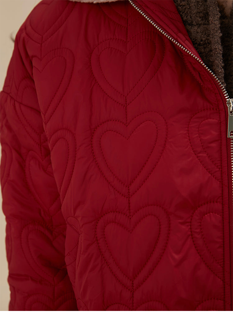 Short heart-shaped jacket