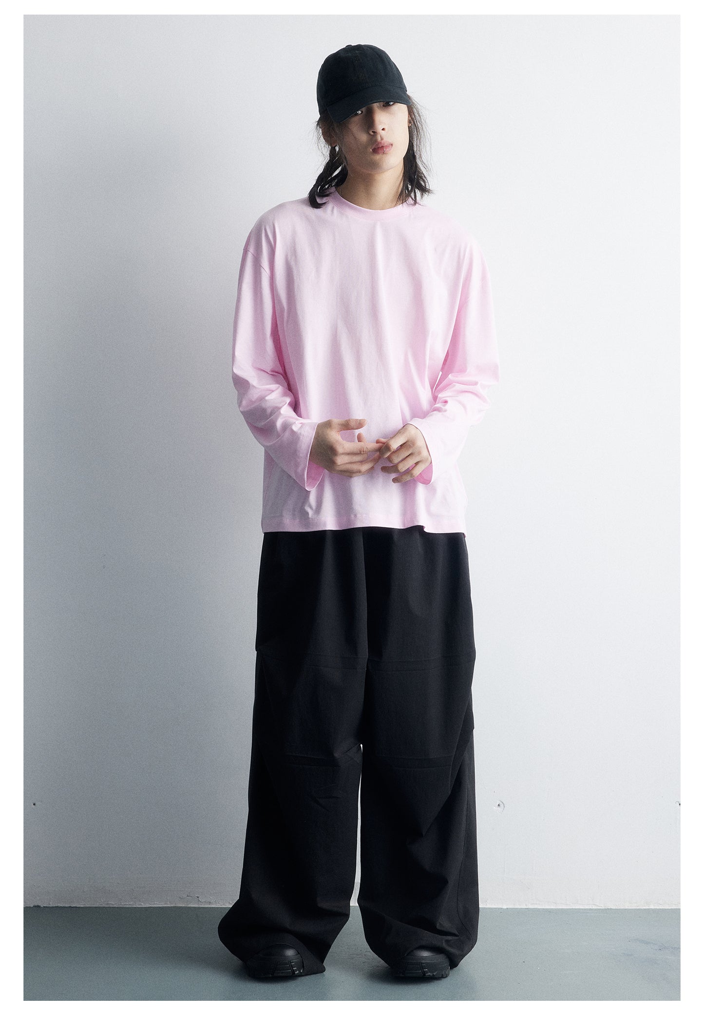 Loose wide parachute casual pants