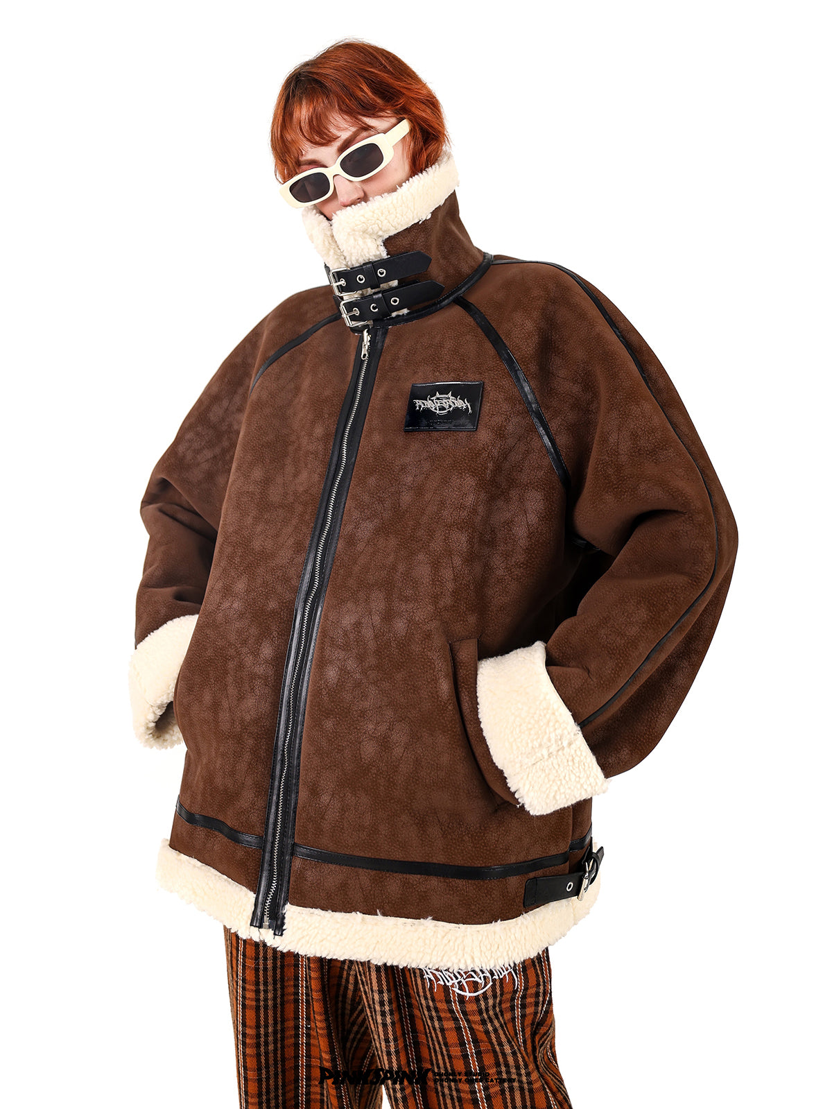 Reversible Thick Mouton Jacket